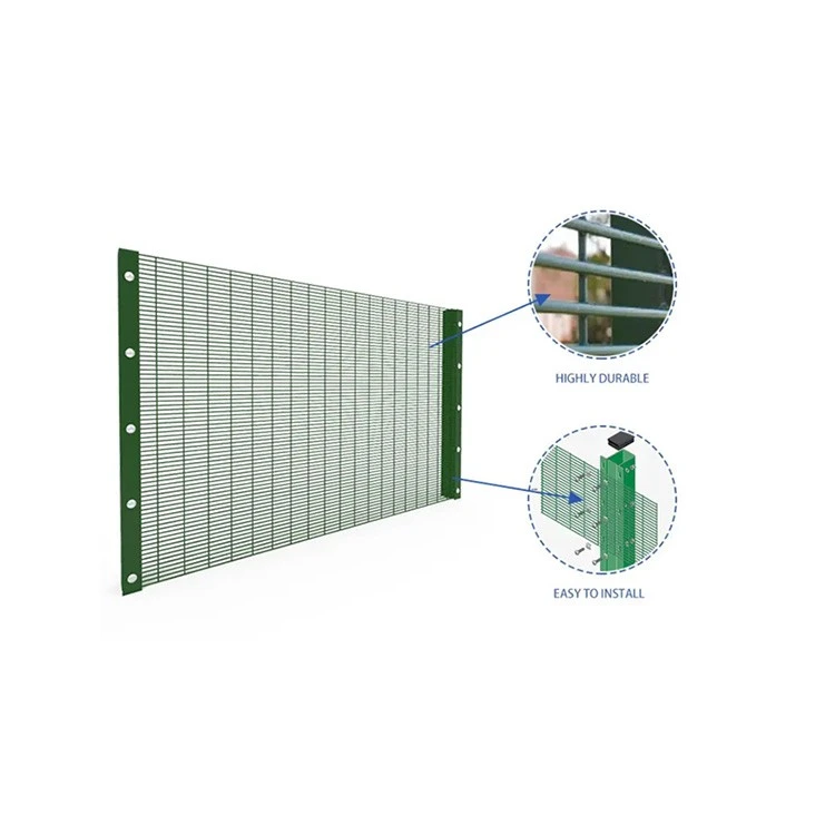 Powder Coated Steel Fence